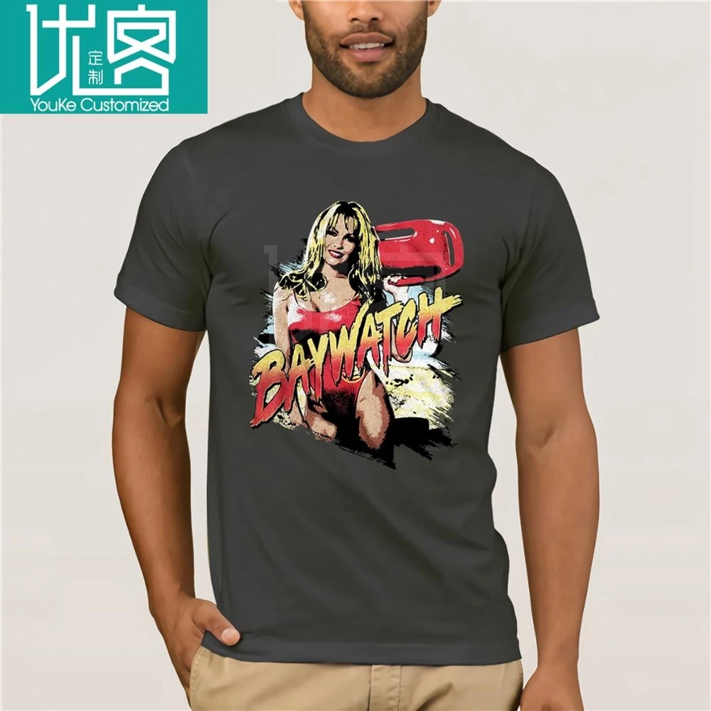 Футболка Baywatch 90's Drama Beach Patrol Lifeguard Ретро Pamela Anderson футболка для взрослых|Мужские