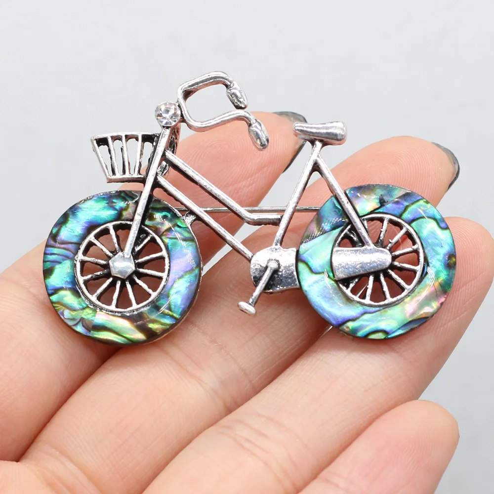 

Fashion Simulation Bicycle Brooches Alloy Pins for Women Shawl Scarf Buckle Lapel Pin Clothes Brooch Jewelry