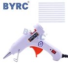 Термоклеевой пистолет 110-240 в 70 Вт, мощный клеевой пистолет с европейской вилкой, инструмент для ремонта сделай сам, термоклеевой пистолет, 10 шт. клеевых карандашей