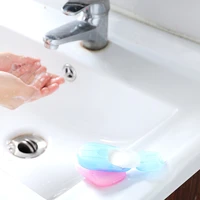 20pcsbox disposable travel hand washing soap paper portable boxed mini body bath face cleaning soaps for travel bathroom tools