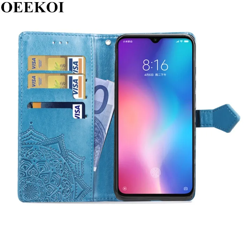 Чехол-книжка OEEKOL Datura с цветами кожаный чехол для Xiaomi Mi CC9 Pro/CC9e/CC9/9 SE/9/Play/Max 3/8