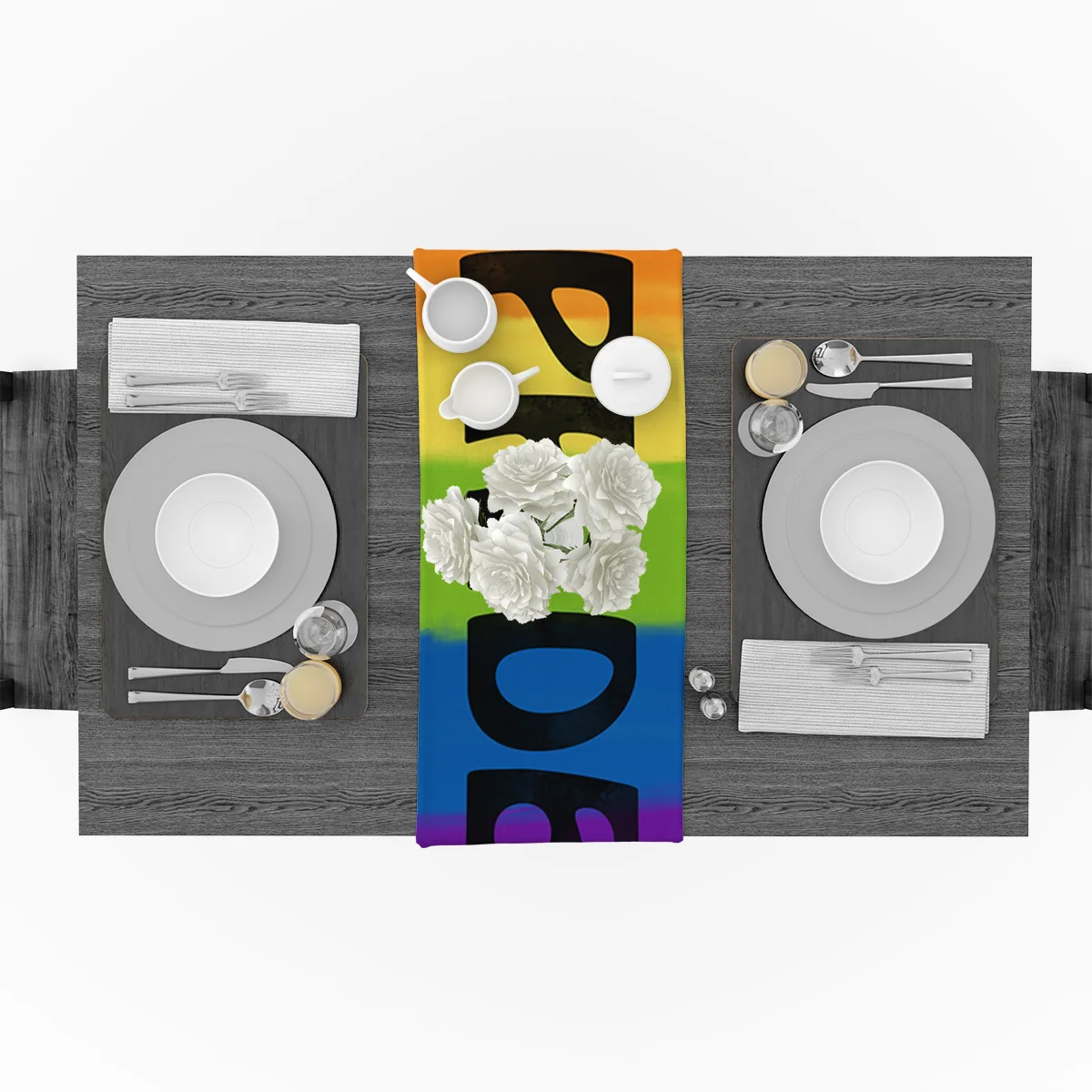 Скатерти в радужную полоску современные скатерти прямоугольные обеденные