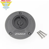 aluminum motorcycle keyless fuel gas tank cap cover for yamaha fazer all years