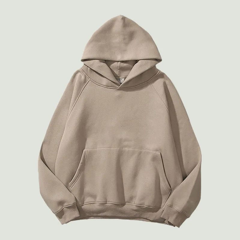 Толстовка мужская оверсайз с капюшоном флисовая Свободная со светоотражающими