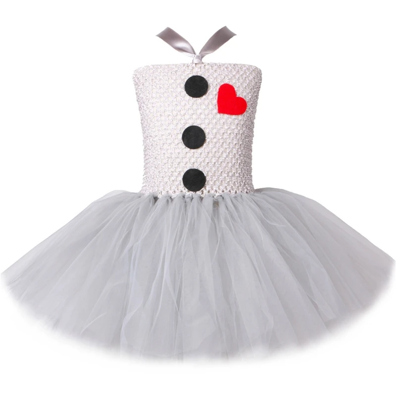 

85LB Kids Girls Princess Crochet Sleeveless Tutu Dress Heart Applique Bow Tulle Fairy Tale Halloween Party Cosplay Costume