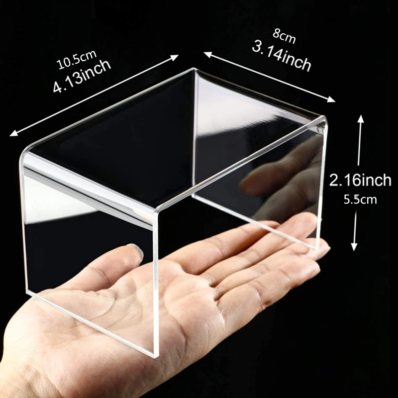 

3Pcs/Set Acrylic Display Stand Jewelry Collectible Showcase Storage Rack Shelf Holder for Cosmetics Toys Display Tool
