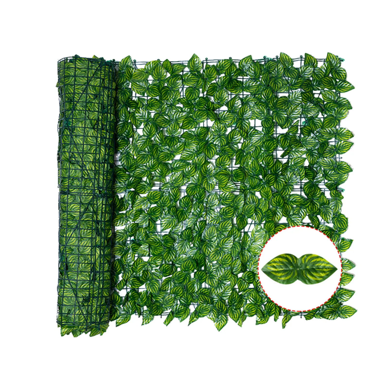 

Artificial Plants Leaf Screening Roll Hanging Garland For Wedding Party Home Bar Garden Wall Decoration Indoor Outdoor