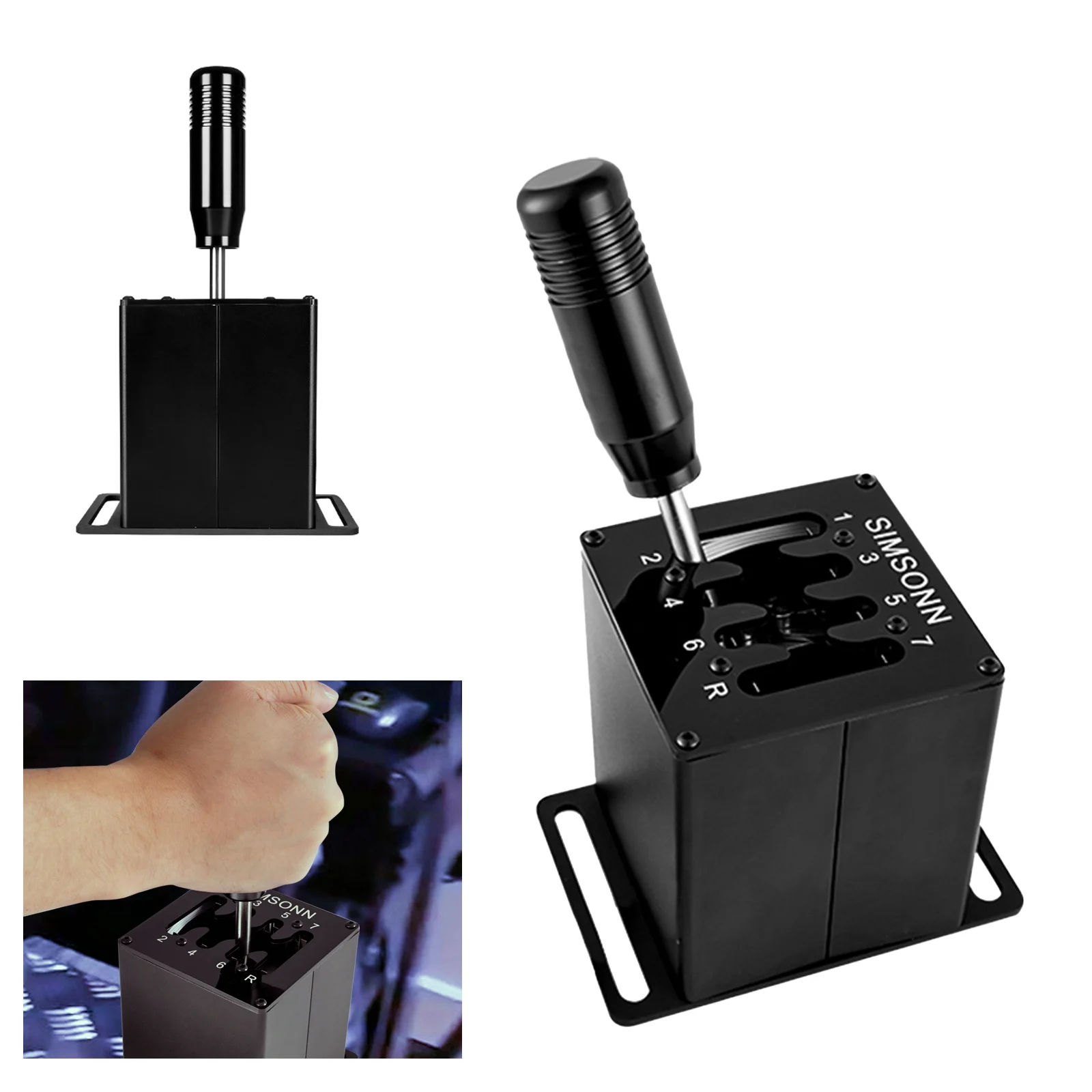 

Лидер продаж, имитация гоночной игры, передача передач H, совместима с Logitech G27 G29 Tumaste, рулевое колесо, черный, рождественские подарки