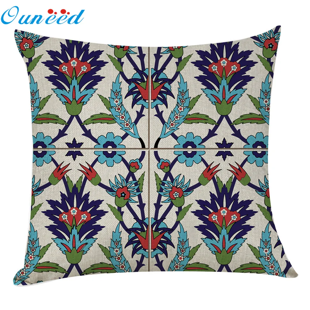 Наволочка для подушки Ouneed винтажная Геометрическая наволочка креативная