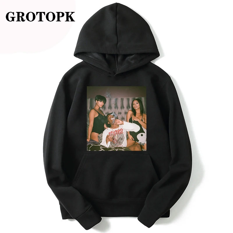 

Men Hoodie For Guys Long Sleeve Regular Mens Top Quality Streetwear Men Playboi Carti Hip-Hop Coat