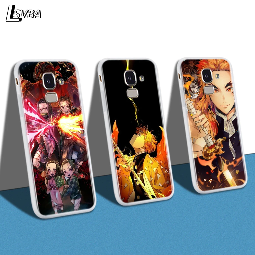Чехол для телефона Demon Slayer Kimetsu no Yaiba Samsung Galaxy J7 Duo J2 J4 Core J6 Plus J8 J3 J5 Prime 2018 2017|Бамперы| |