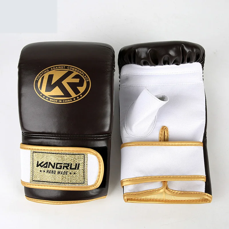 Боксерские перчатки с открытыми пальцами для Муай Тай MMA боксерские