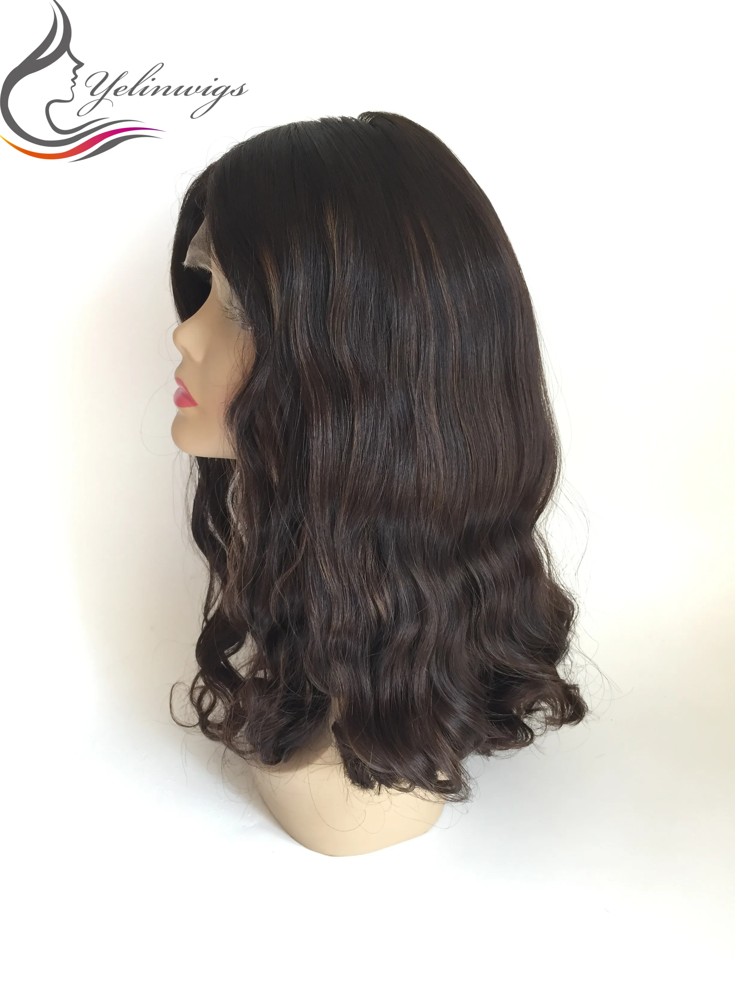 Высококачественный Европейский дневной еврейский парик Кошерный 4/6 года яркий