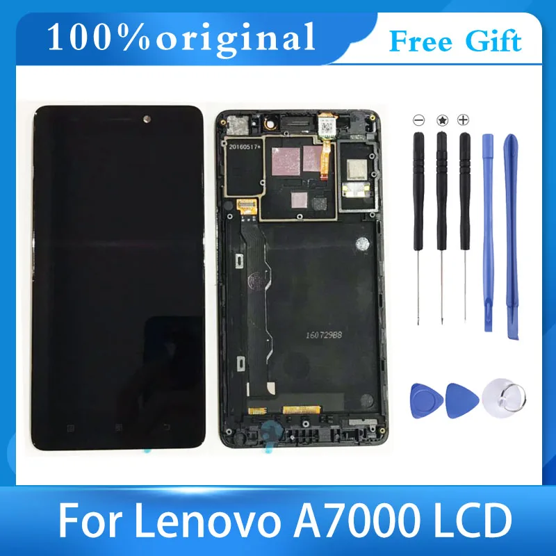 Оригинальный ЖК-экран для Lenovo A7000 с сенсорным экраном и дигитайзером в сборе