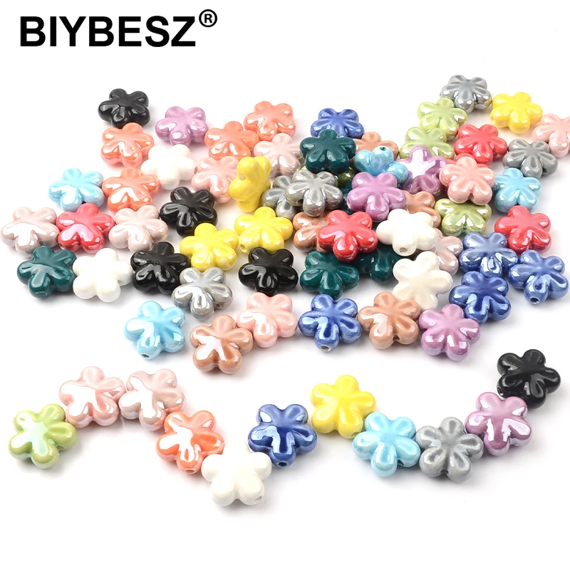 Пять лепестков flo Форма керамический бисер для изготовления ювелирных изделий 18