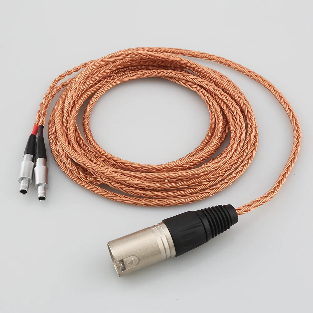 high quality 16 core 99 7n occ earphone cable for sennheiser hd800 hd800s hd820s hd820 enigma acoustics dharma d1000 headphone free global shipping