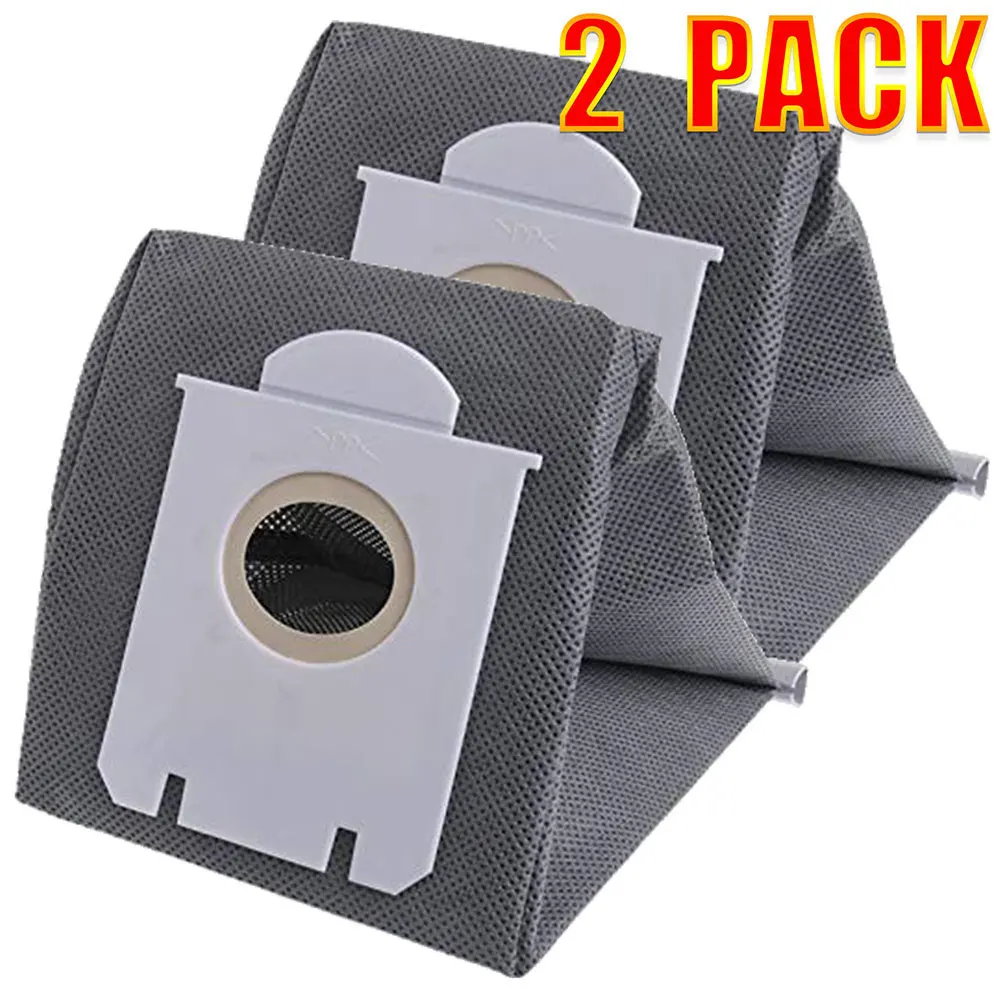 2pcs Моющиеся S-сумка пылесос сумки мешка для сбора пыли Замена для Philips FC9071 FC8134 FC8613 FC8614 FC8220 FC8224 FC8200 - Цвет: 2pcs