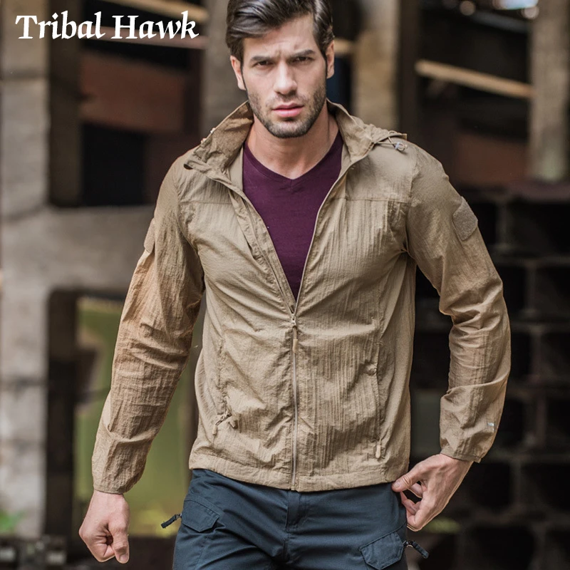 Мужская камуфляжная куртка летняя тактическая SWAT армейский водонепроницаемый