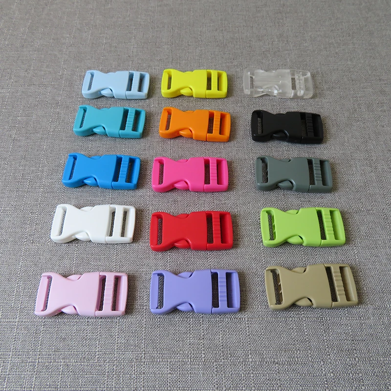 5 шт./лот 25 мм цветная пластиковая пряжка на ремне для сумки ошейник домашних