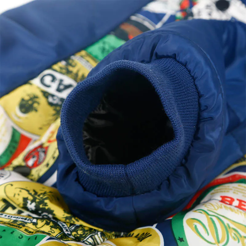 Одежда для больших домашних животных лабрадор теплое хлопковое пальто собак