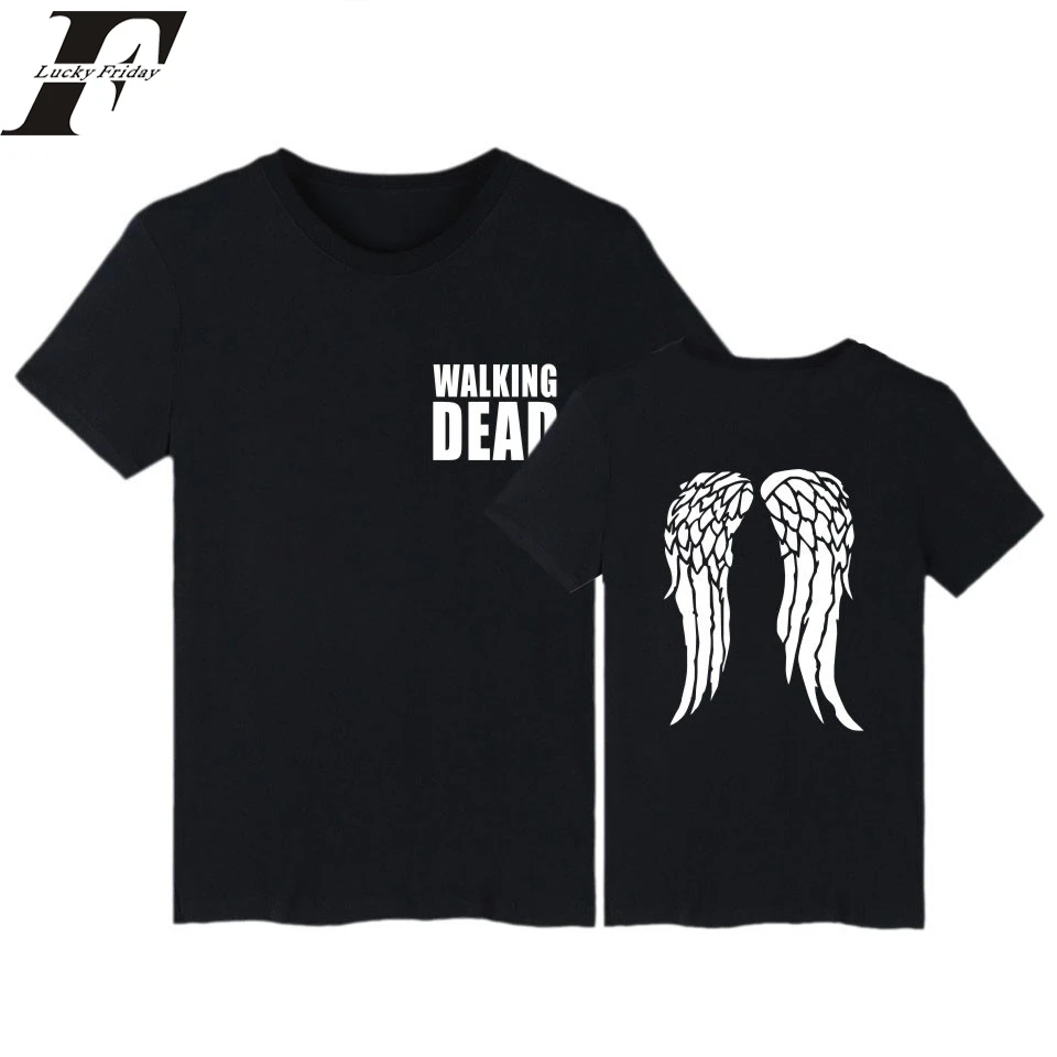

2017 harajuku tshirt The Walking Dead fitness T-Shirt women Brand clothing funny t shirts tumblr plus Size 4XL T Shirt