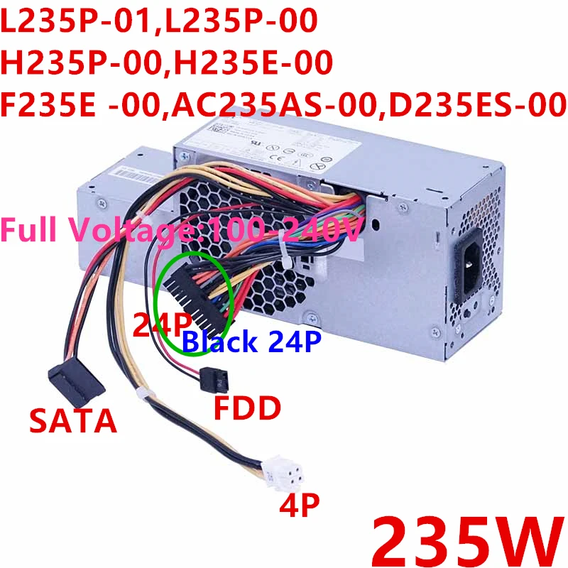 Новый оригинальный блок питания для ноутбука Dell OptiPlex 760 960 580S 780 235W Питание L235P-01