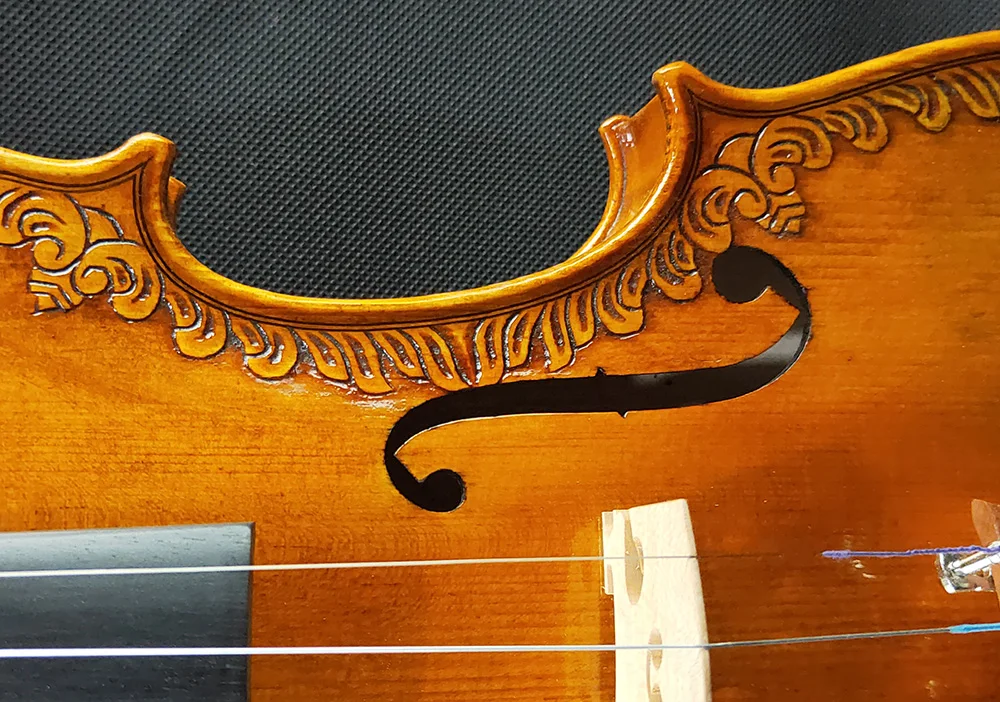 Скрипка SELECTED Strad Royal цветок de Lys размер 4/4 #2394 уровень концерта с красивыми ручками