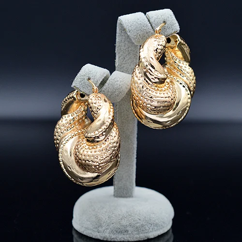 Earrings Sunny Jewelry женские большие ювелирные наборы колье серьги кулон Романтические геометрические ювелирные изделия для свадьбы медная фурнитура ювелирных изделий - Окраска металла: Earrings