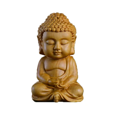 

Exquisite boxwood carvings, small Buddha statues, Sakyamuni, handicrafts, ornaments, wooden carvings, gifts and decorations