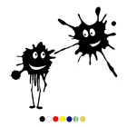 CS-899#15*14,3см наклейки на авто Веселые кляксы водонепроницаемые наклейки на машину наклейка для авто автонаклейка стикер этикеты винила наклейки стайлинга автомобилей украшения