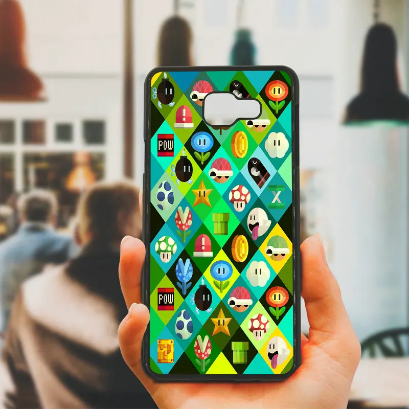Funny Super Marios Bros Mushrooms Cell Phone Case Hard Cover for Samsung Galaxy S8 S9 Plus S3 S4 S5 Mini S7 S6 Edge Shell | Мобильные