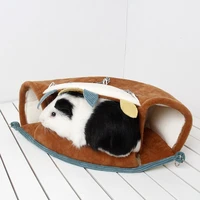 pet warm bed rat hammock winter plush cozy bed hanging cage warm tunnel hammock squirrel mouse hamster bird shed cave pet bed