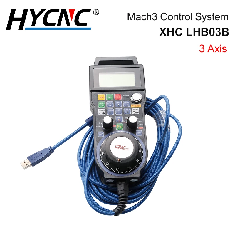 

XHC Ncstudio LHB03B CNC Hand Pulse Generator MPG 3-Axis Engraving Machine Electronic Hand Wheel CNC Lathe Machining Center