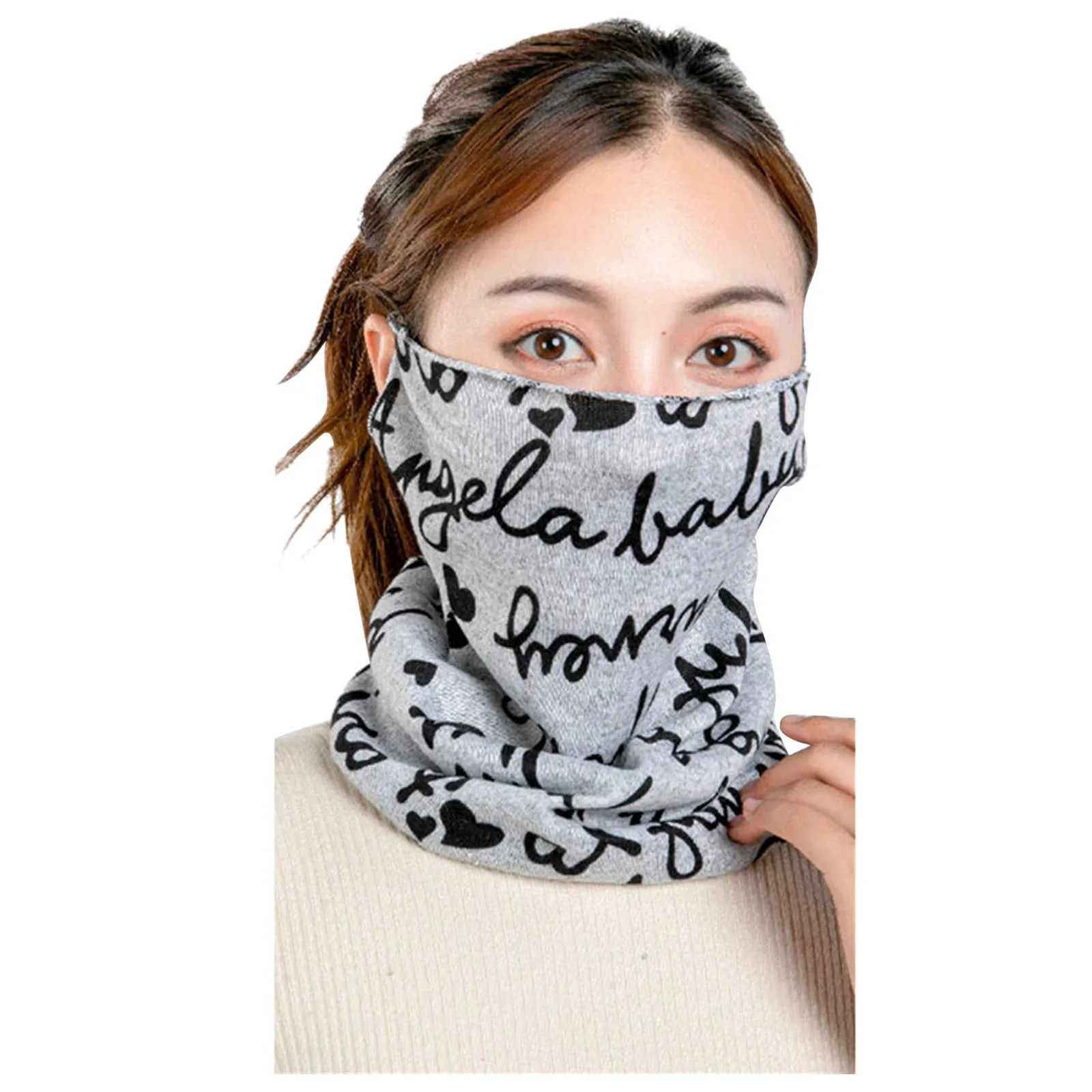 

Ladies Printed Multifunctional Scarf navidad Unisex Multifunctional Mounting Ear Headband Cover