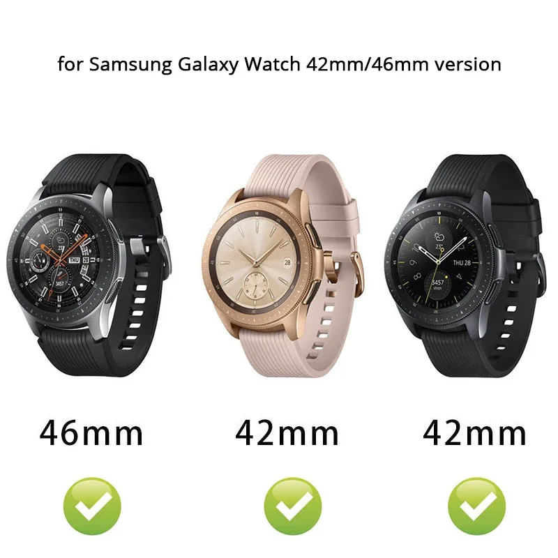Screen Protectors Glass For Samsung Galaxy Watch 42mm 46mm Film Tempered Protective Protection Coverage Scratch Resistant 1-4pcs