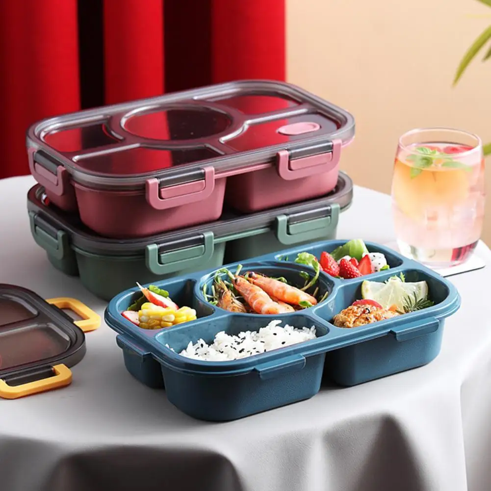 Пищевой контейнер плотно закрывающийся Ланч-бокс милый пластиковый пищевой для