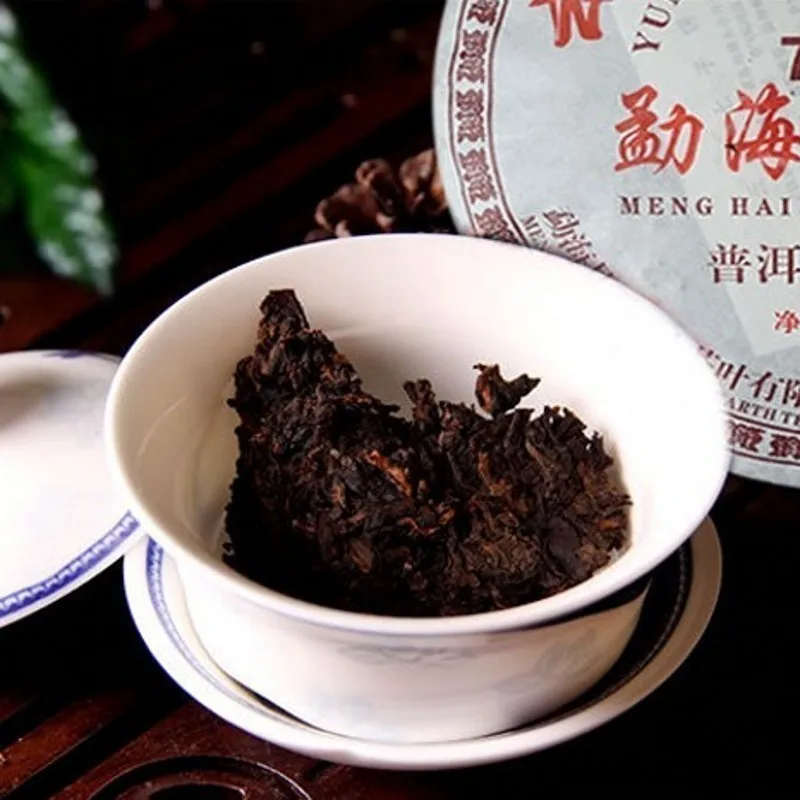 2019 Menghai Heaven Earth Pu-erh 726 торт созрел 357 г приготовленный чай TianDiRen |