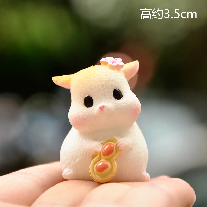 BAIUFOR милые куклы Мультяшные фигурки сыра хомяка и сказочные миниатюры садовые