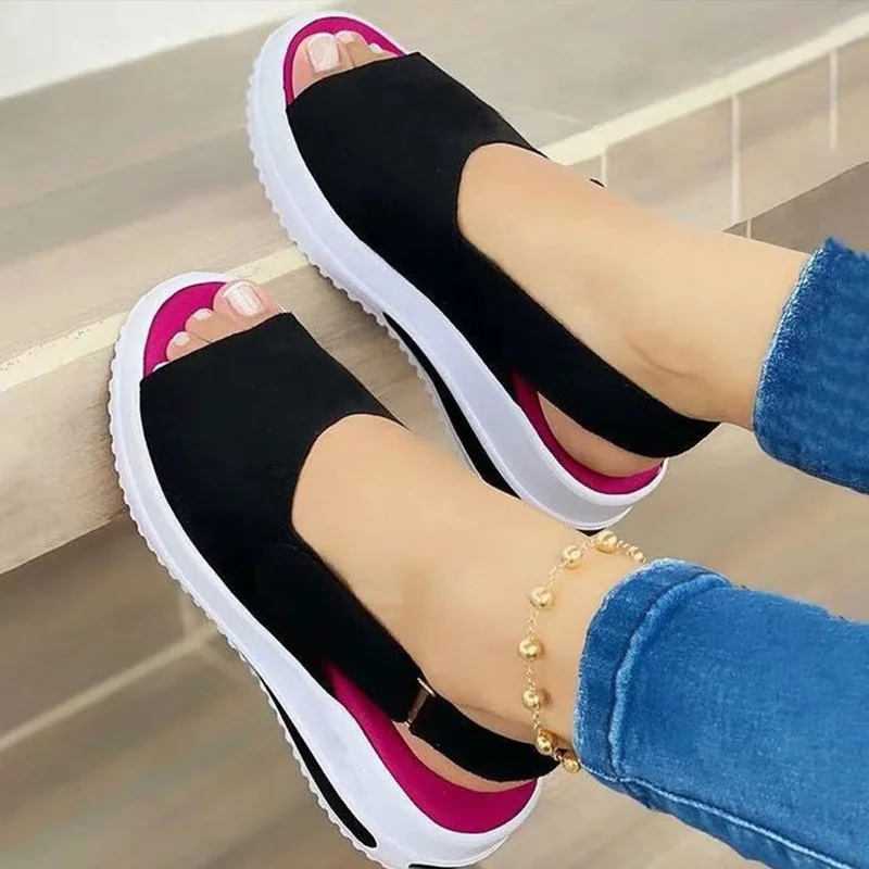 

Women's Sandals Ladies Fashion 2021 New Slip On Female Casual Flat Canvas Shoe Plus Size Women's Sneakers New Women Shoes