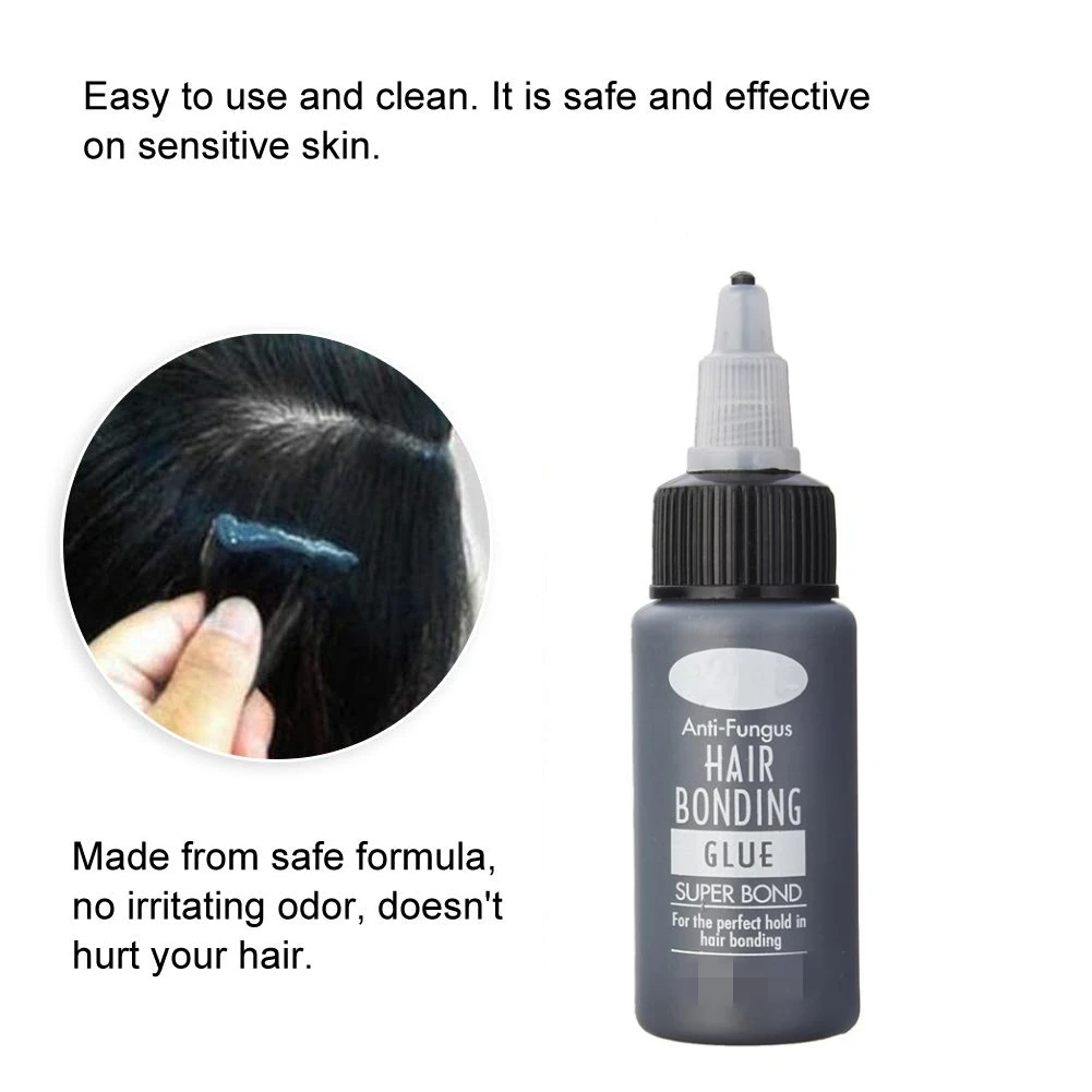 

Latex Free and Waterproof Anti Fungus Hair bonding glue super bond the perfect hold in hair bonding