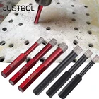 Алмазные сверла JUSTOOL для сухой резки 6810мм, алмазные сверла для сухой резки гранита, мрамора, керамической плитки, стекла