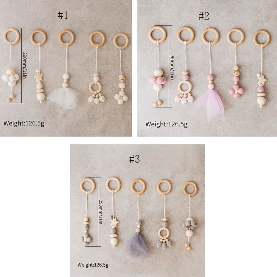 5 шт./компл. детская коляска подвесная кровать колокольчик пустышка для игры в