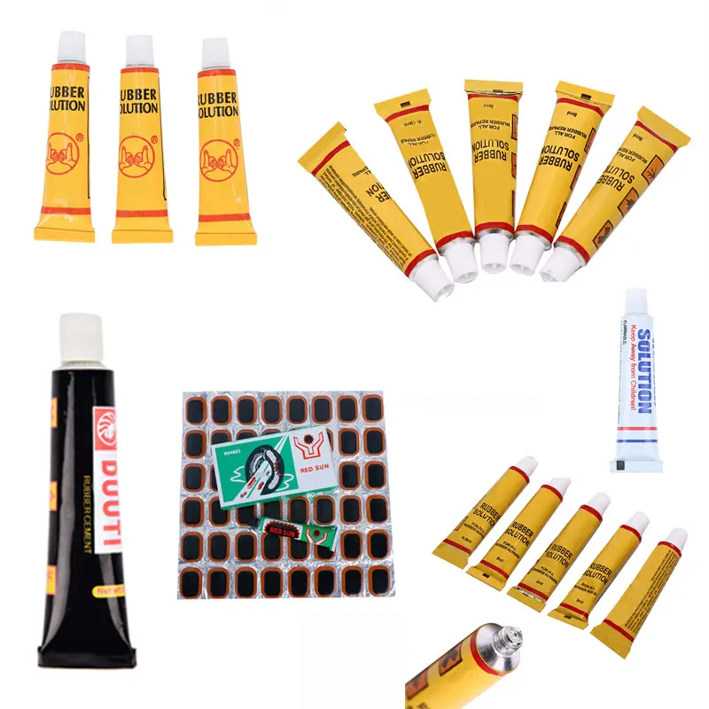 Набор для ремонта резиновой внутренней трубки холодный пластырь прокола клей