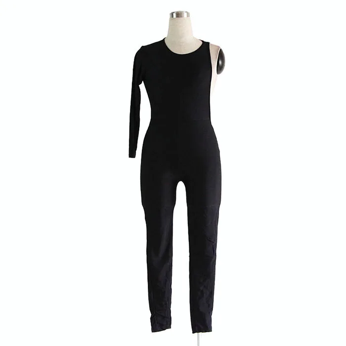 Женский Летний комбинезон на одно плечо с открытой спиной|women jumpsuit|jumpsuit plusplus jumpsuit