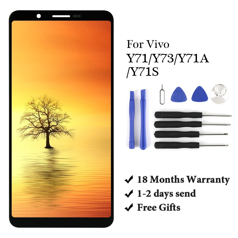Ori для VIVO Y71 Y73 Y71a Y71S ЖК дисплей с кодирующий преобразователь сенсорного экрана в