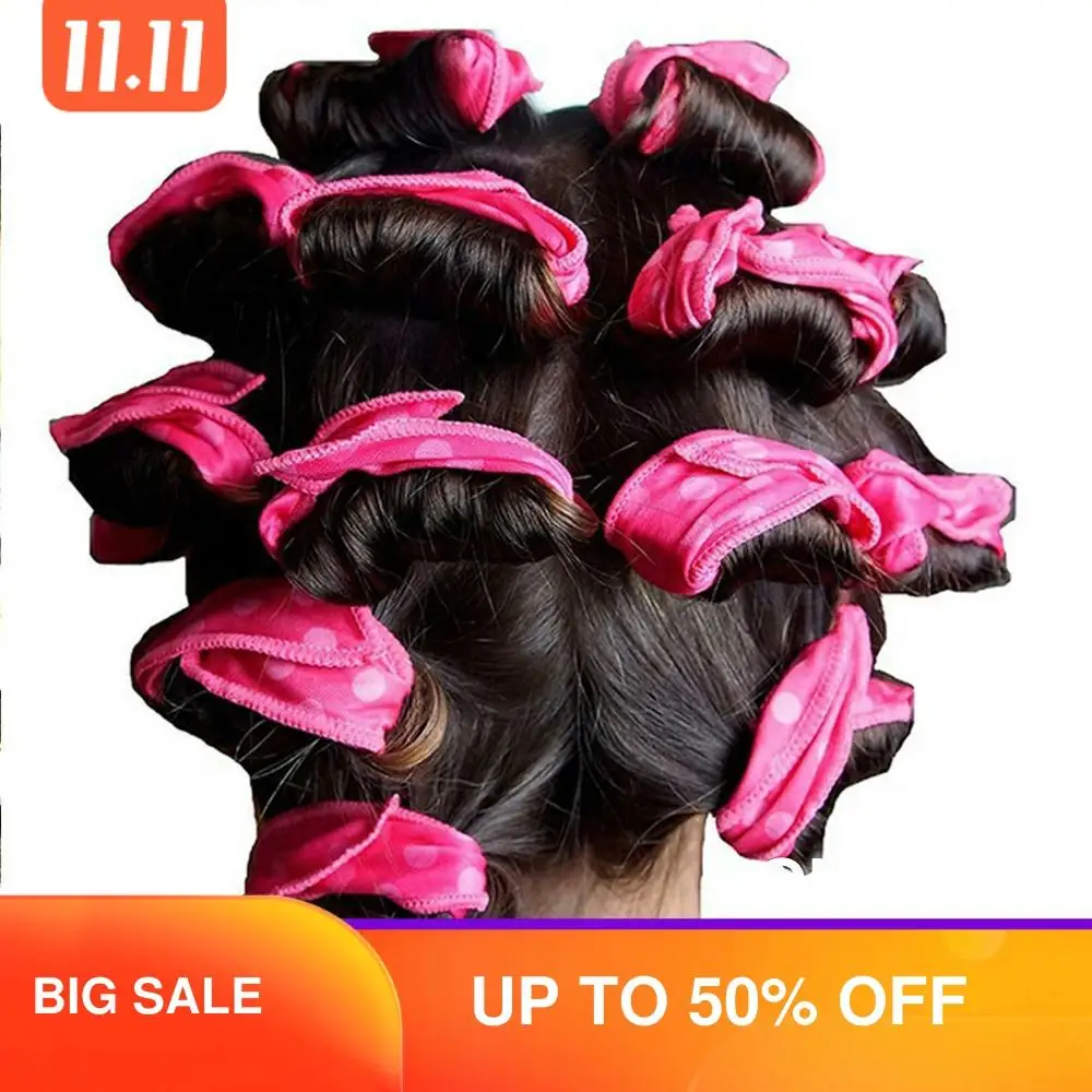 Волнистые бигуди для волос ролики стайлер сна волшебные спиральный рулон 20 см 75