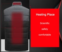 new listing lady usb heated vest mens heated jacket insulation vest 2020 winter outdoor camping vest smart heating fishing top