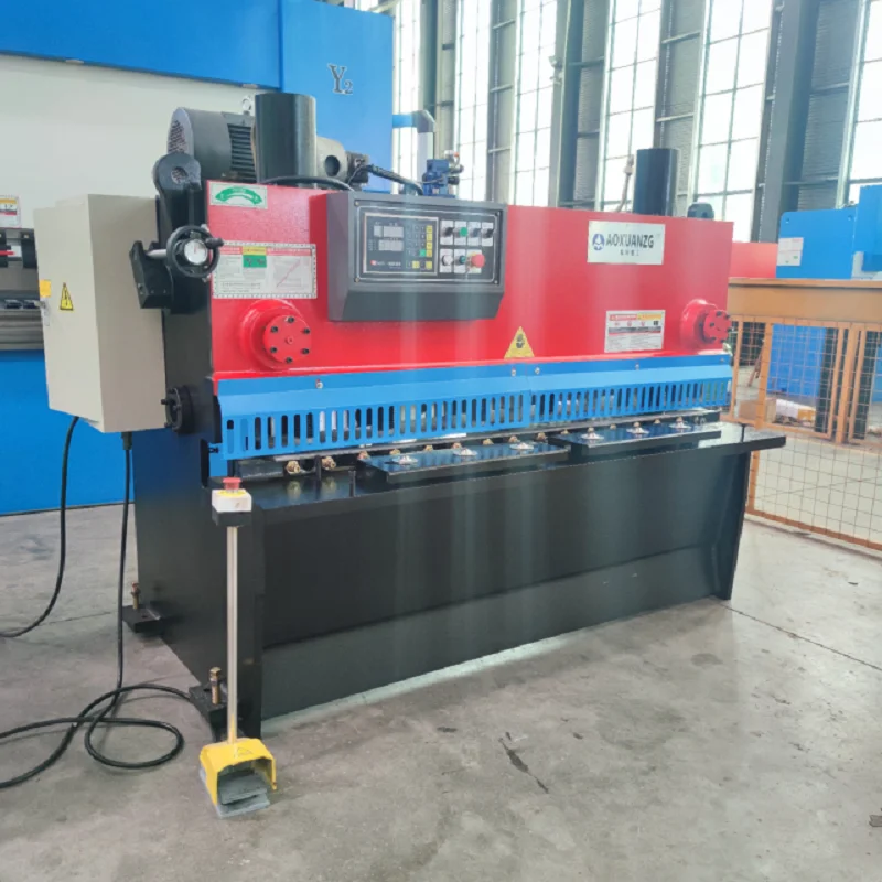 6X1600MM Толщина малая гидравлическая стригальная лист металлическая гильотинная