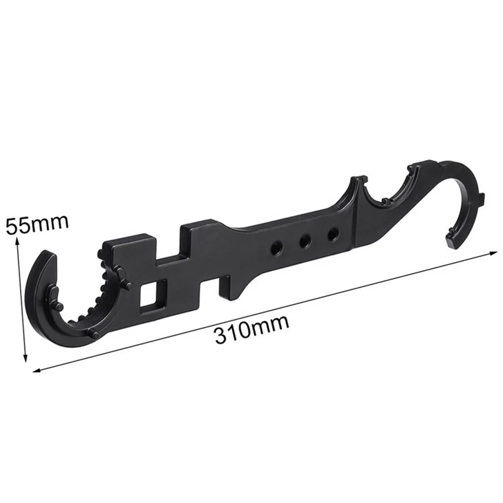 AR15/M4 Wrench Field Multi-Function Wrench AR Outdoor Heavy Duty Multi Combo Purpose Powder Coated Steel Wrench Hunting Tools images - 6