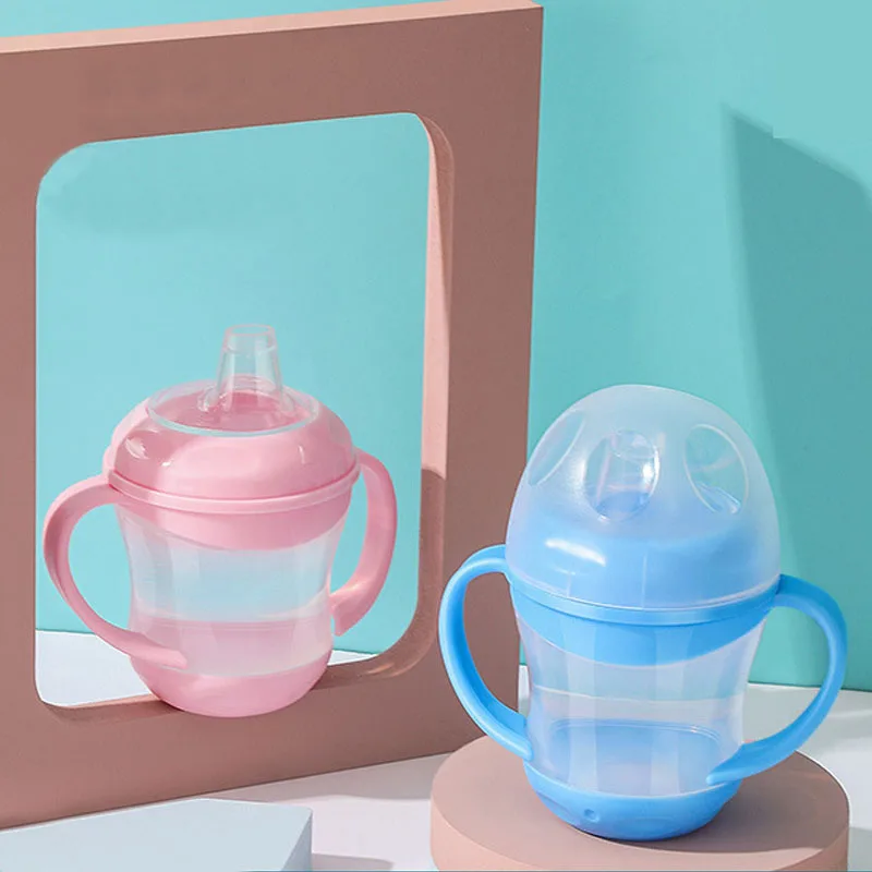 

160ml Duck Mouth Cup Baby Feeding Cup Children Learn Feeding Drinking Bottle with Handle Kids Training Cup
